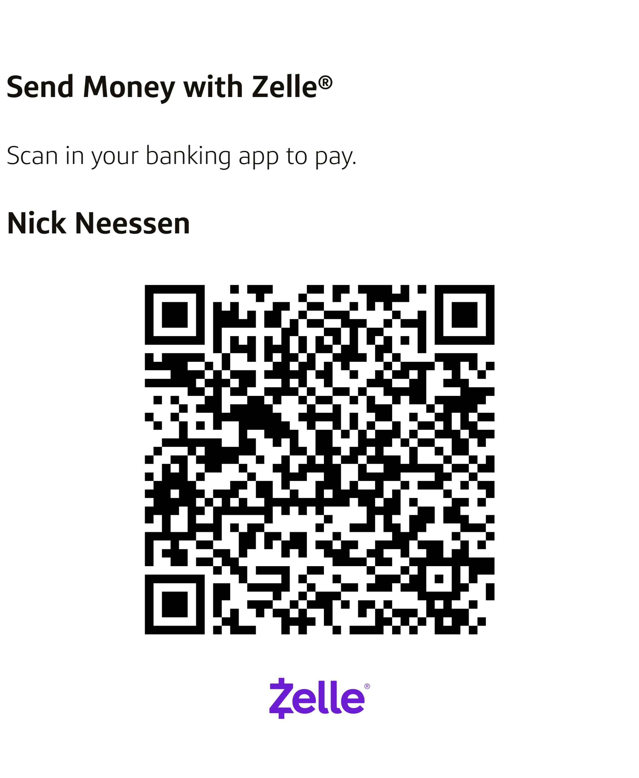 Zelle Scan Code The Standard Close.io Cloner